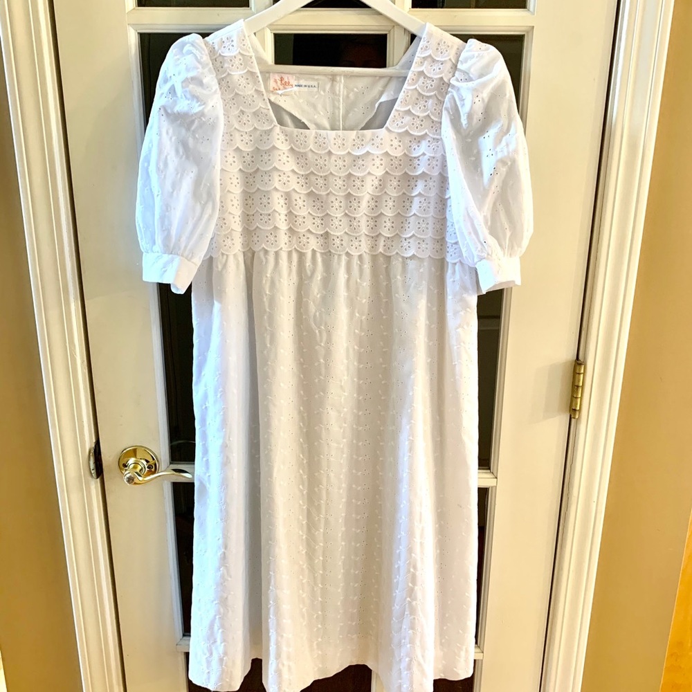 White Vintage Baby Doll Dress by Lilly Pulitzer